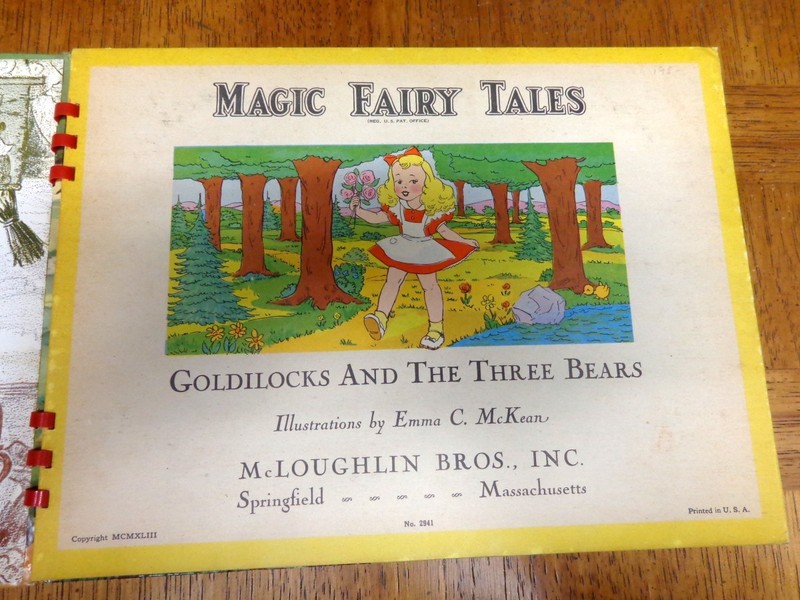 MAGIC FAIRY TALES - GOLDILOCKS AND THE THREE BEARS Emma C. McKean 1943 gallery
