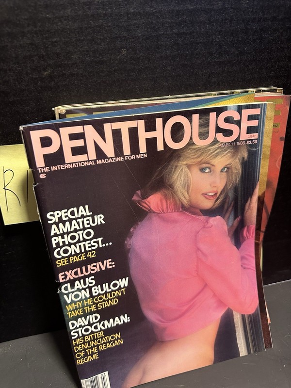 VTG.Penthouse Magazine Lot of 7 1981-1986 Adult Magazines Collection #R140-7 gallery