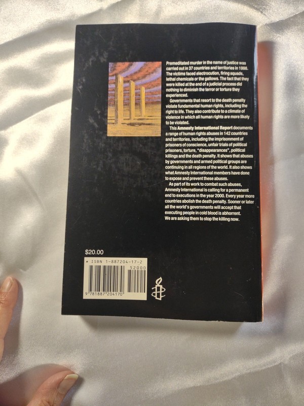 Bundle Of Two Amnesty International Books - Report 1999 & USA Rights For All gallery