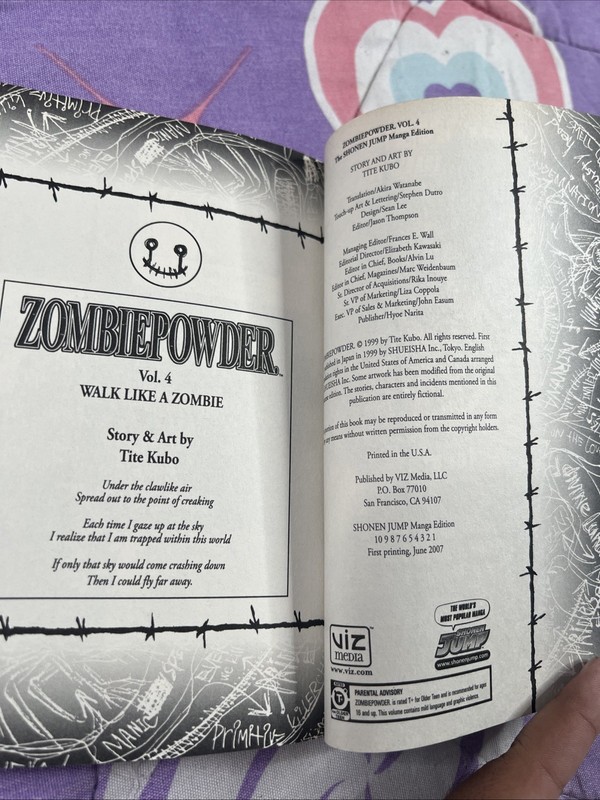Zombiepowder, Vol. 4 Shonen Jump Tite Kubo gallery