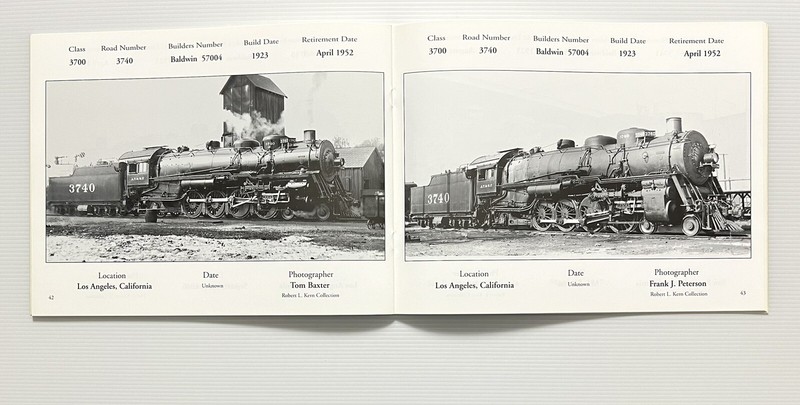 Santa Fe 3700 Class 4-8-2 Mountain Pictorial by Ainsworth & Karam Vol 52 PB 2000 gallery