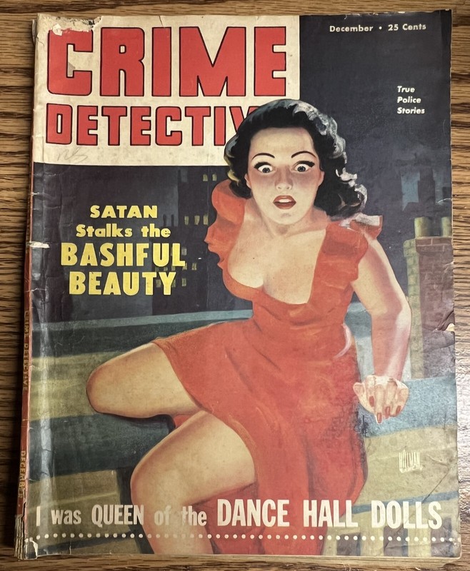 Crime Detective (December 1947, V. 7, #9) Satan and the Damsel in Distress