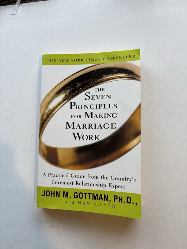 The Seven Principles for Making Marriage Work – John Gottman – Paperback