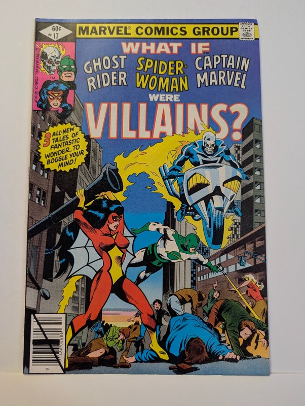 What If #17, Marvel Comics, 1979, Ghost Rider, Spider-Woman, Captain Marvel.