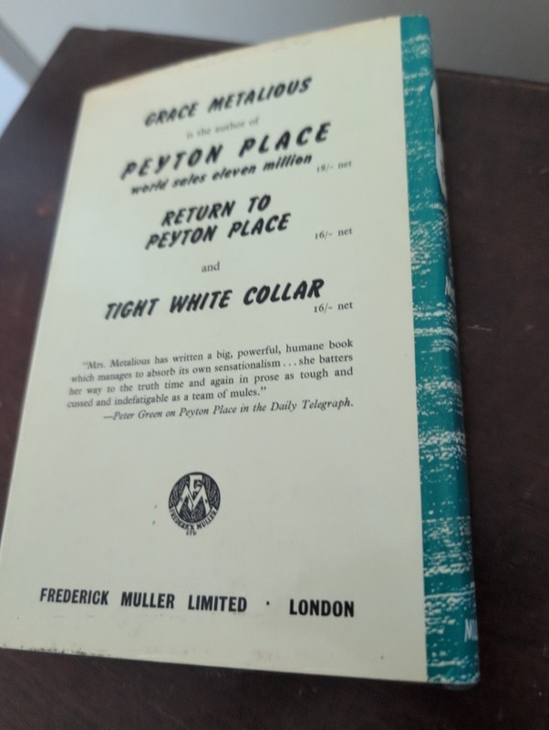 No Adam in Eden By Metalious, Grace Metalious, HB 1964 Frederick Muller London gallery