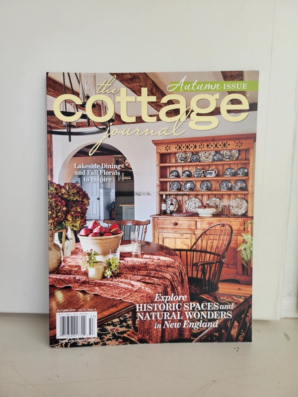 The Cottage Journal Autumn Issue October 2025 vol. 16 – Issue 3 Magazine Florals