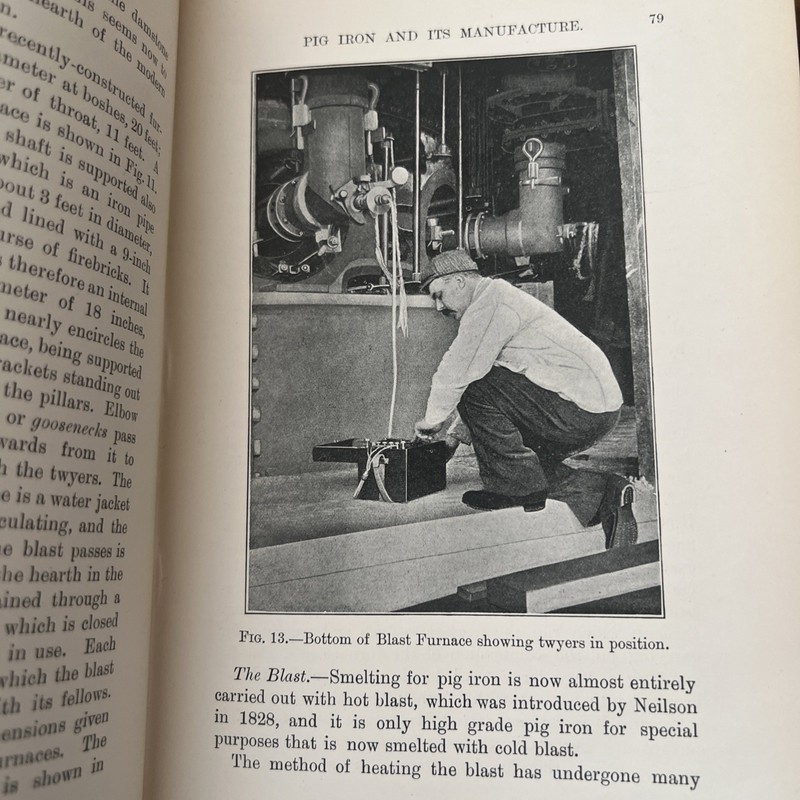 Iron and Steel by JH Stansbie HArd Cover 1908 375 pages Westminister Series 1st gallery