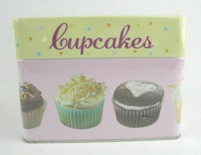 Cupcake Recipes, 5 Dividers, & Keepsake Tin 99 Sensational Free Shipping Sealed