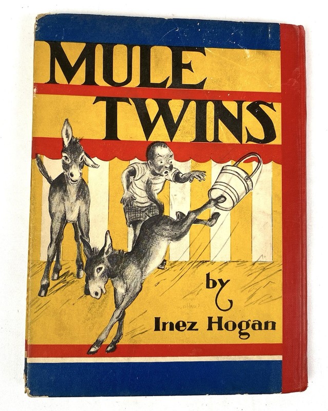 RARE ~ MULE TWINS by Inez Hogan 1939 Stated 1st Edition E. P. Dutton SIGNED NICE gallery