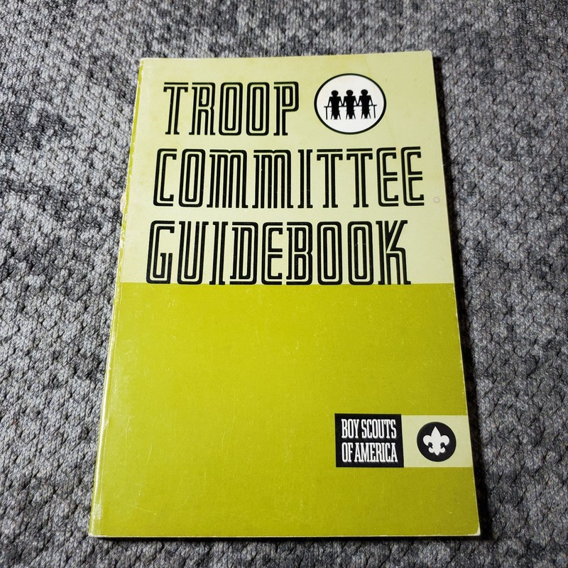 Troop Committee Guidebook Boy Scouts of America 1979 Printing Vintage BSA
