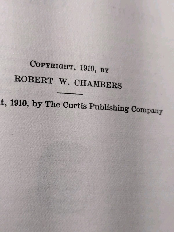 Ailsa Paige, by Robert W. Chambers (1910) Hardcover Needs Minor Repair gallery
