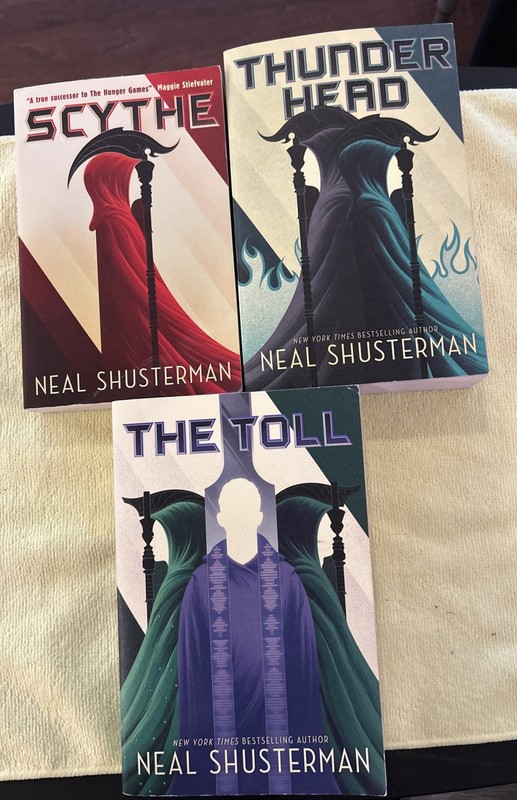 Arc of the Scythe Trilogy by Neal Schusterman 3 Books YA Dystopian Fiction