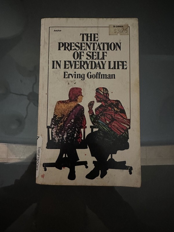 Presentation of Self in Everyday Life by Erving Goffman (1959, Trade Paperback)