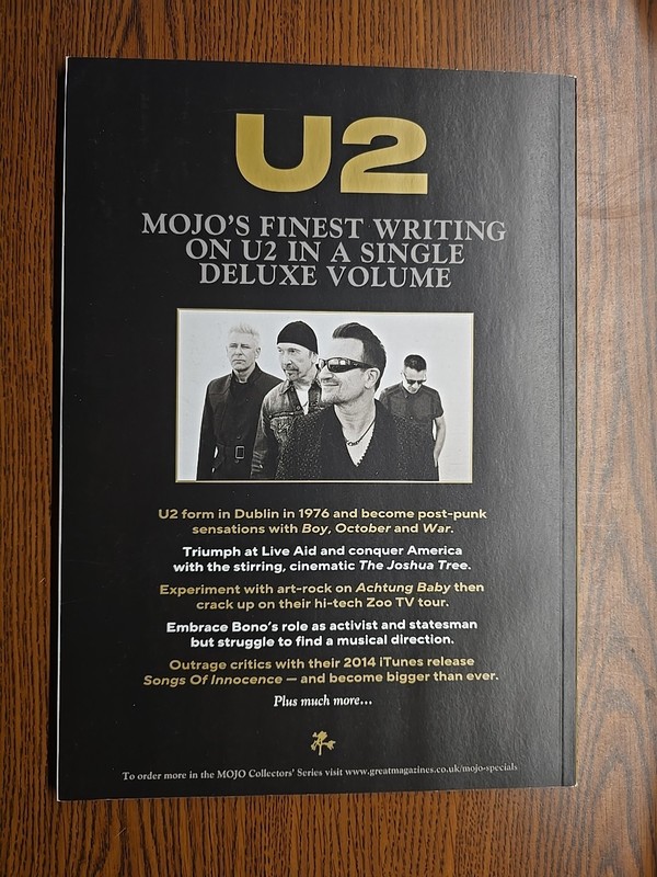 2024 MOJO COLLECTOR'S SERIES Magazine U2 The FULL STORY 1976-2024 Bono The EDGE gallery