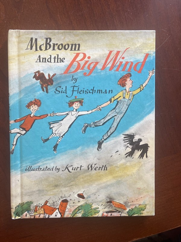 Children’s Book McBroom and the Big Wind Vintage Book by Sid Fleishman
