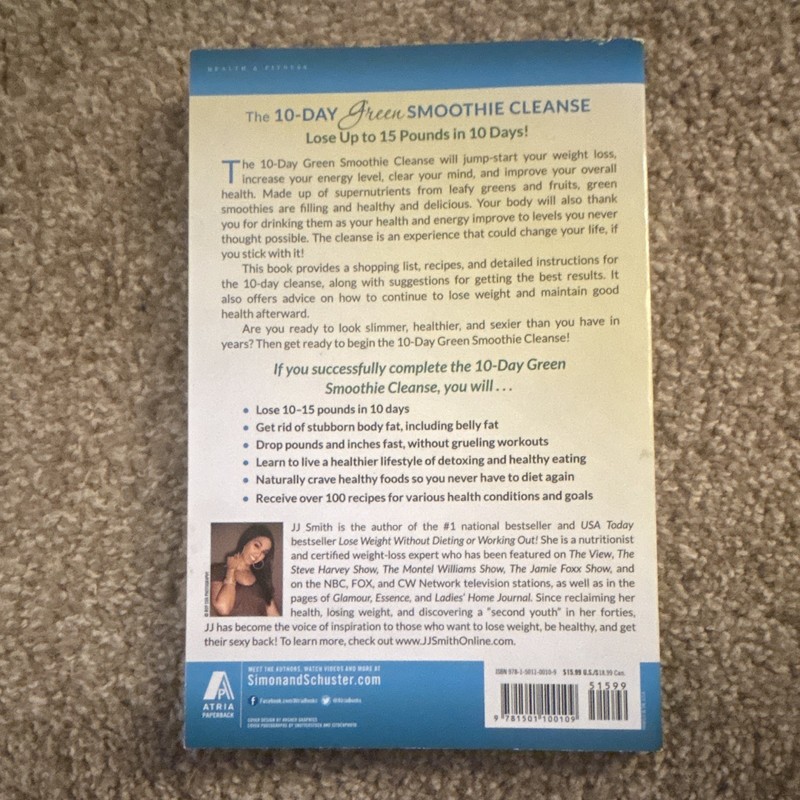 J. J. Smith 10-Day Green Smoothie Cleanse Lose Up to 15 lbs Paperback 2014 gallery
