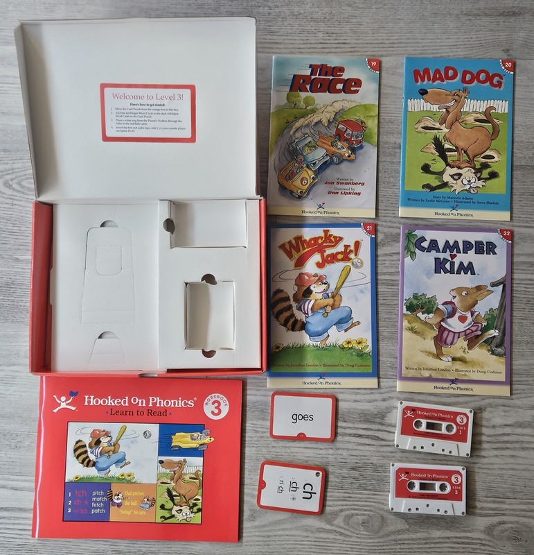 Hooked on Phonics Learn To Read Levels 1-5 Complete Box Set BUNDLE Extras Kits gallery