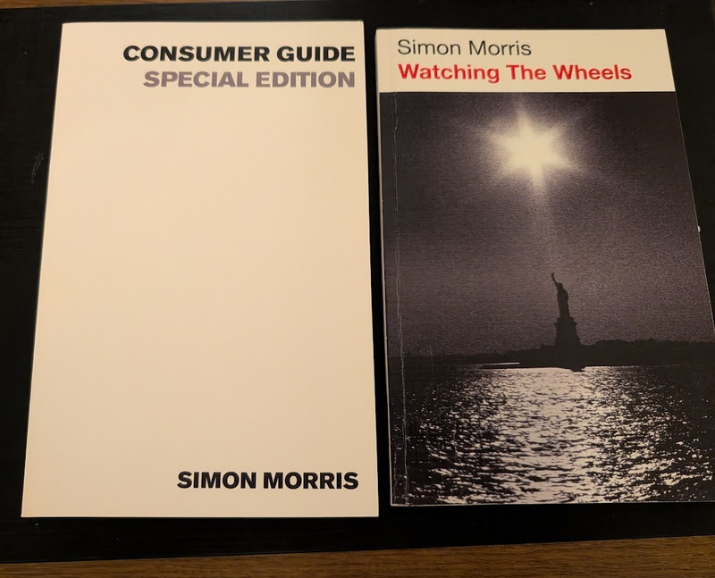 Simon Morris – Consumer Guide & Watching the Wheels Amphetamine Sulphate Press