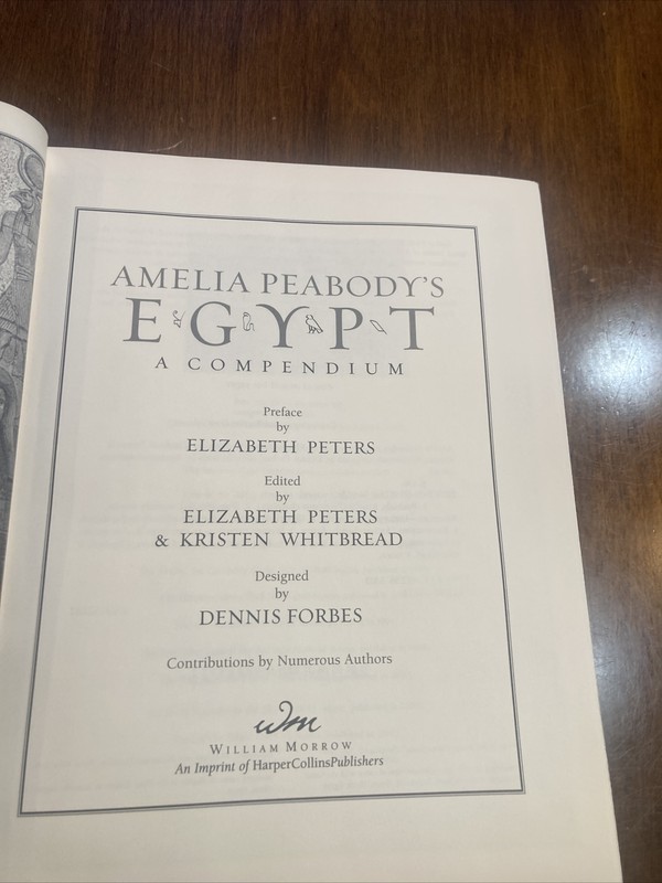 Amelia Peabody Ser.: Amelia Peabody's Egypt : A Compendium (2003 1st Ed HC/DJ) gallery