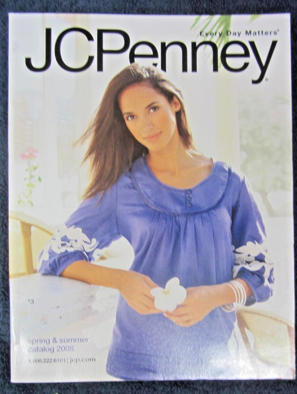 Vtg JC PENNEY 2008 SPRING SUMMER Gift WISH BOOK Catalog Fashion Clothes 779 Page