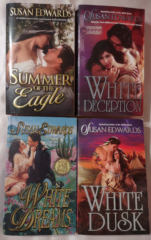 4 SUSAN EDWARDS=SUMMER OF EAGLE+WHITE DECEPTION/DREAMS/DUSK=NATIVE AMERICAN PBs