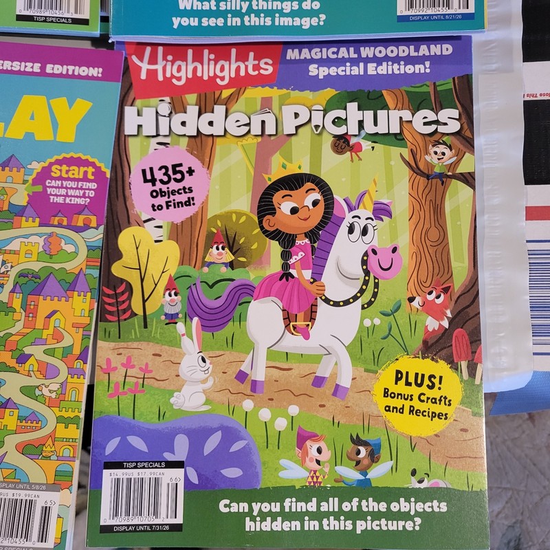 Hidden Pictures: Highlights Magazine 2026 ~ Lot Of 4 ~ Super Sweet, Funniest gallery