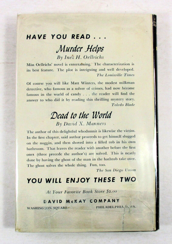1st EDITION "Dealing Out Death" W. T. Ballard - 1948 HC w/DJ David McKay Company gallery