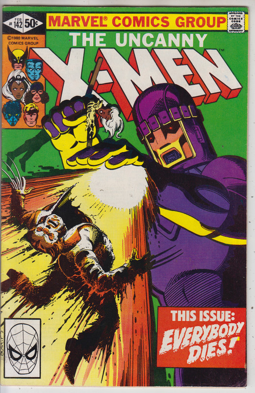 UNCANNY X-MEN # 142 VF/NM 9.0 DAYS OF THE FUTURE PAST CENTS 1981