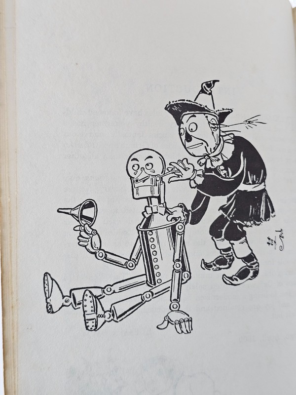 VTG 1956 The Wizard of Oz Baum Rand McNally First Print W.W. Denslow Illustrated gallery