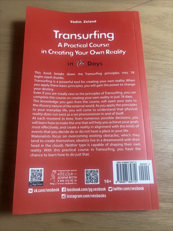 Transurfing in 78 Days â?? A Practical Course in Creating Your - VERY GOOD gallery