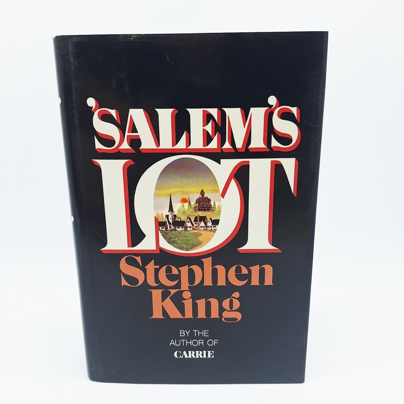 1975 SALEM’S LOT Stephen King Hardcover Book DJ Very Good