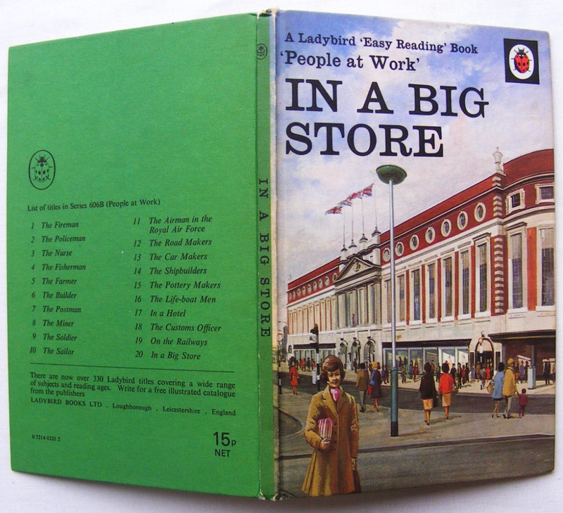 Vintage Ladybird Book – In a Big Store – 606B – 1st Ed - Very Good +FREE COVER+ gallery