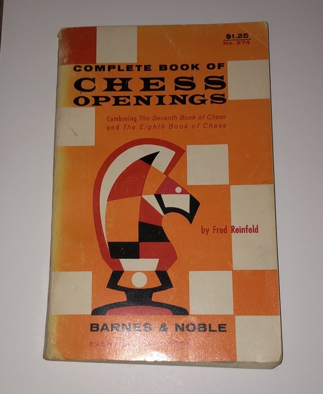 Complete Book of Chess Openings by Fred Reinfeld 1958 Barnes & Noble 182 Pages gallery
