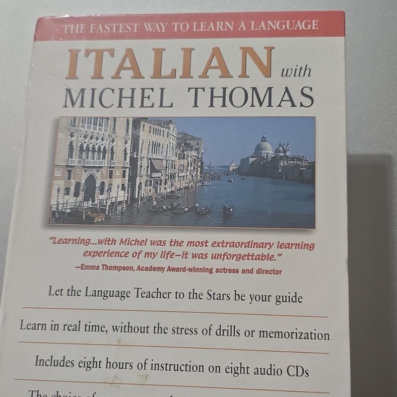 Italian with Michel Thomas Beginner Language Course Original Price $79.95