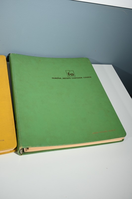 Famous Artist Cartoon Course fa Vintage 3 Binders - Lessons 1-10, 11-19 & 20-24 gallery