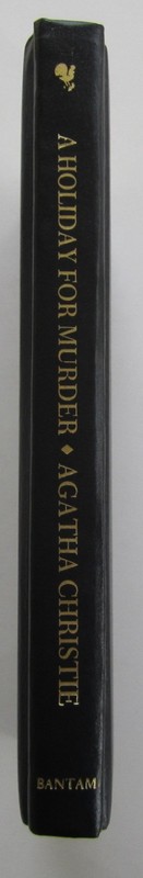 A Holiday for Murder Agatha Christie HC Leatherette Bantam 1985