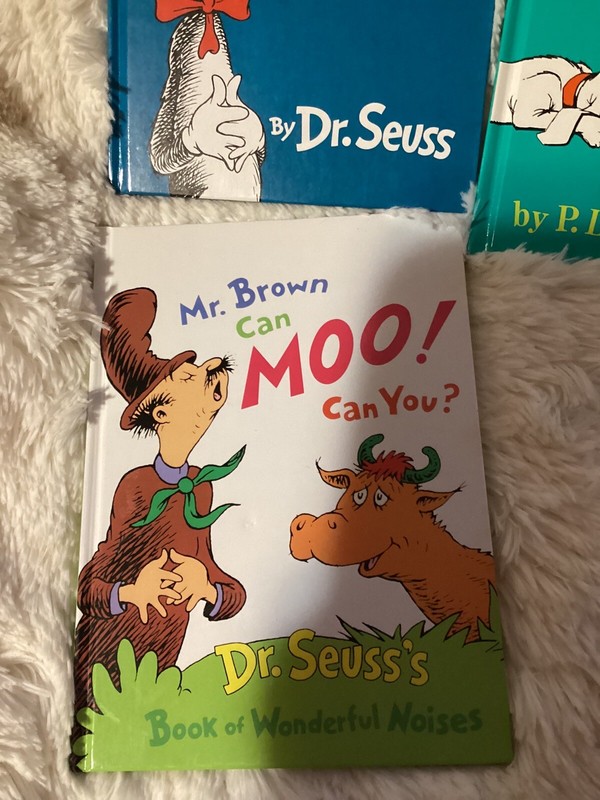 3 Dr. Seuss hardcover books0-Cat in the Hat*Are you my Mother?*Mr. Brown gallery