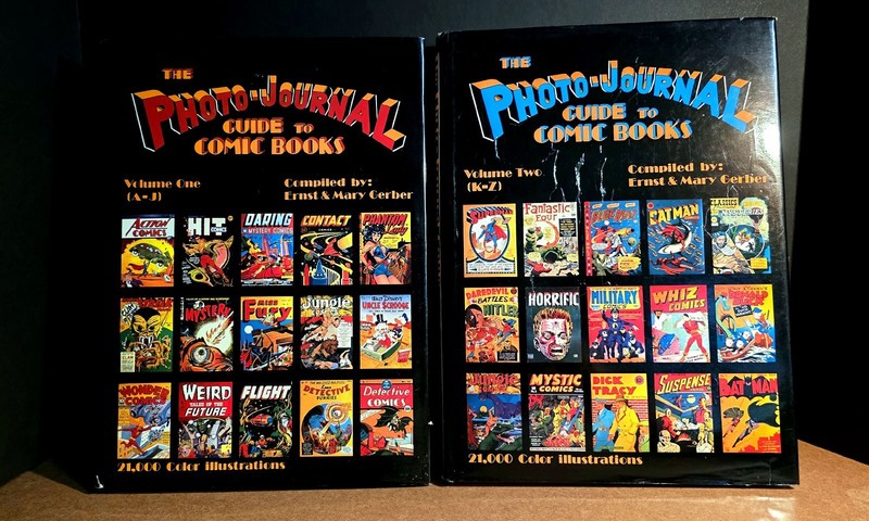 The Photo-Journal Guide To Comic Books Volume One & Volume Two Ernst Mary Gerber