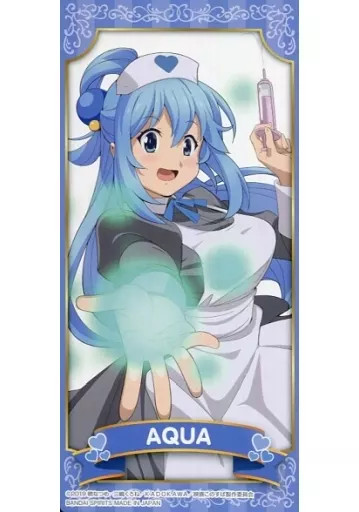 Bandai Spirits KonoSuba Movie Original Illustration Board Aqua Nurse 9.8x21cm