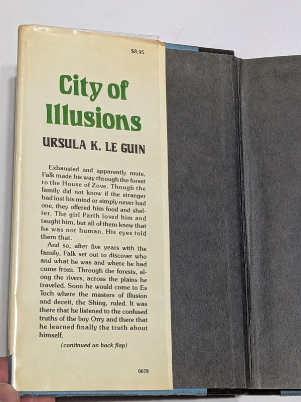 City of Illusions Ursula K. Le Guin First Edition 1978 Science Fiction gallery