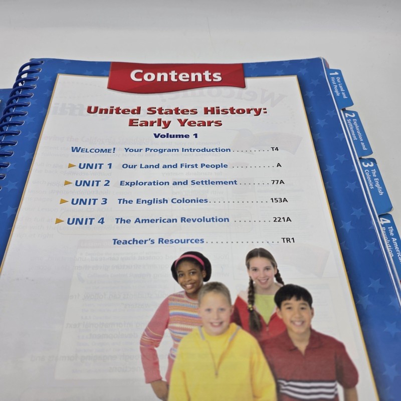 Houghton Mifflin Social Studies California Teach Edition Early Years Vol 1 and 2 gallery