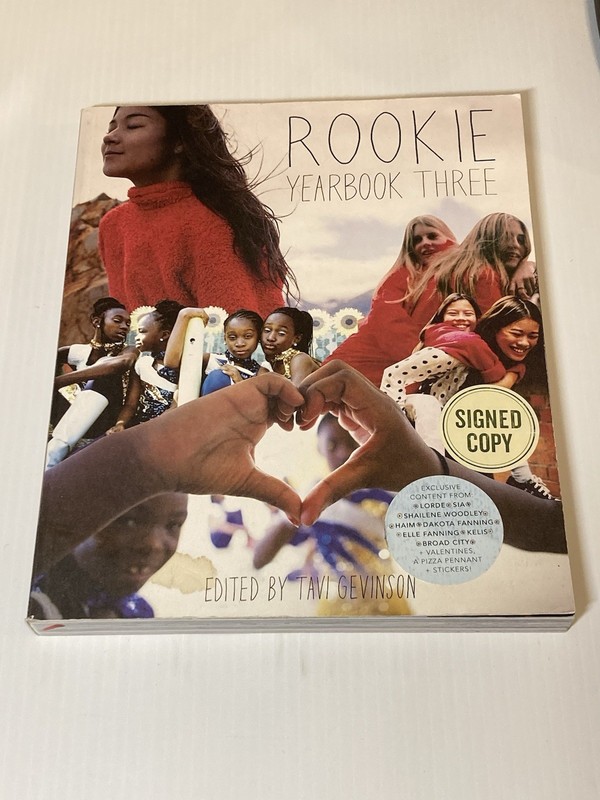 Rookie Yearbook Three Magazine PB Book Tavi Gevinson Gossip Girl Actress Signed