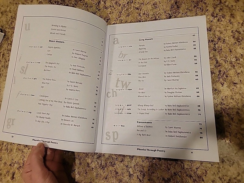 Phonics Through Poetry : Teaching Phonemic Awareness Using Poetry, Grades PreK-1 gallery