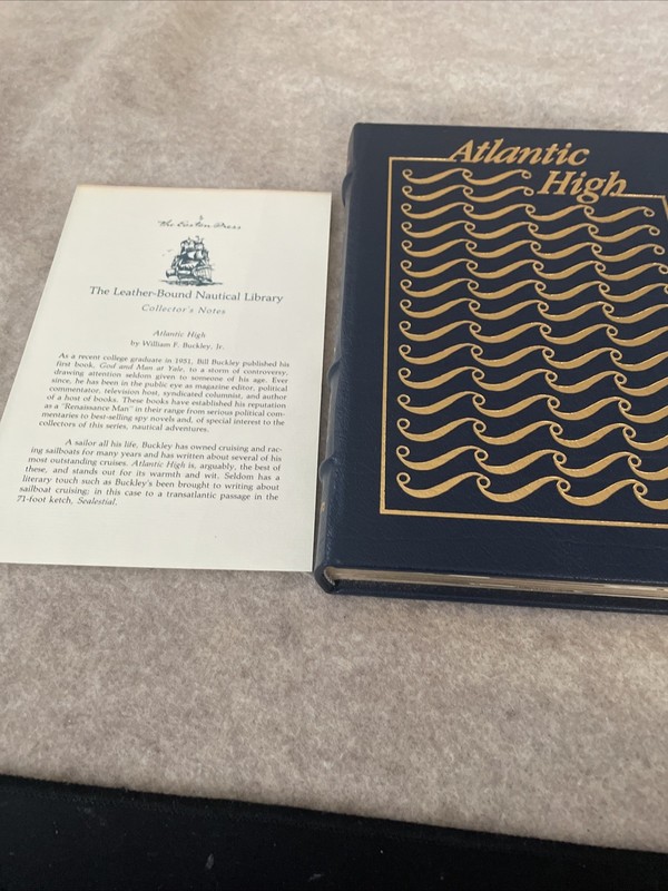 Easton Press Nautical Library Atlantic High by William F Buckley Jr NEAR MINT HL gallery