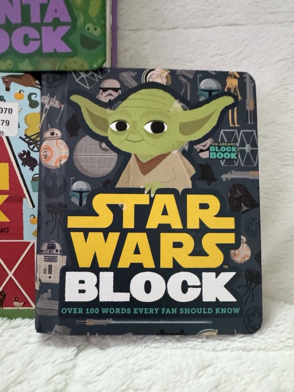 Abrams Block 4 Board_book Collection Farm, Sesame Street, Alphabet, Star Wars gallery