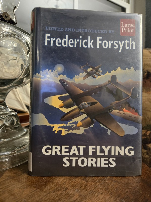 Great Flying Stories Wheeler Large Print HC DJ First Ed 1996 Frederick Forsyth