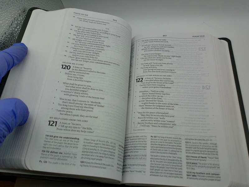 The Reformation Study Bible Condensed Edition Charcoal Cover Leather-Like gallery