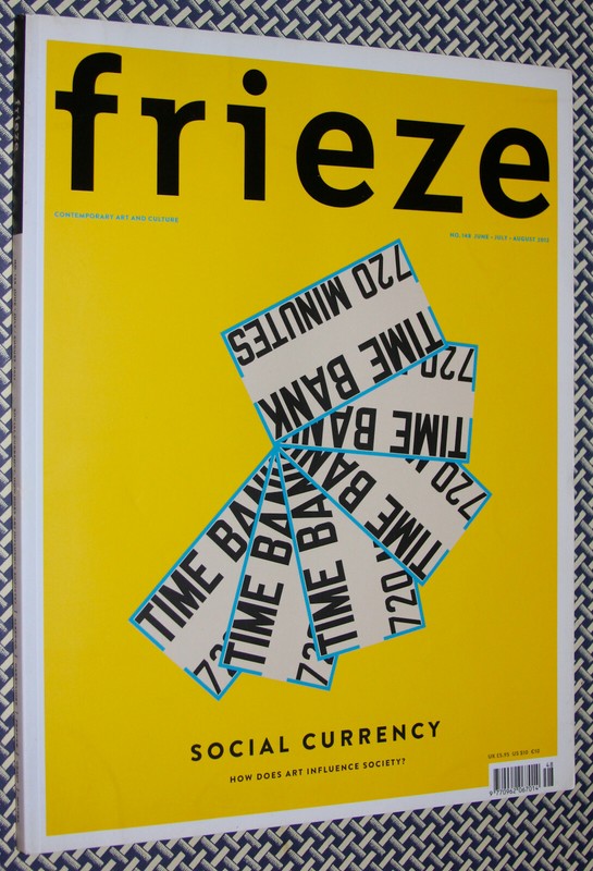 Frieze Art Magazine, JOHN WATERS, THOMAS HIRSCHHORN, DAMIEN HIRST, Luc Sante