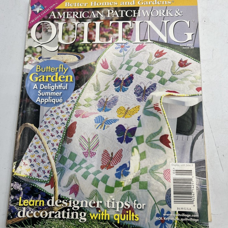 Lot of 4 Magazines BH&G American Patchwork & Quilting 1996 2001 2004 2006 gallery