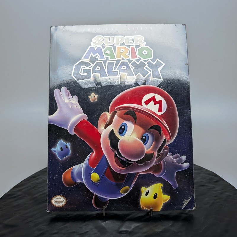 Super Mario Galaxy Prima Strategy Guide Premiere Edition NEW SEALED+Poster gallery